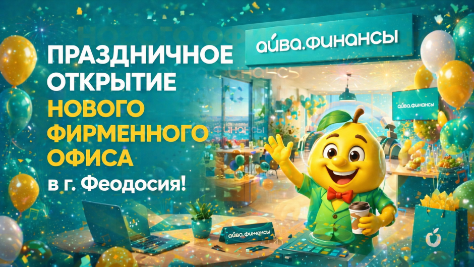 Праздничное открытие офиса «Айва» в Феодосии — 8 мая 2026