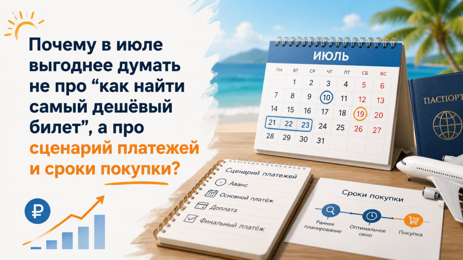 Летний бюджет без стресса: почему люди «переплачивают эмоциями» за отпуск и как этого избежать